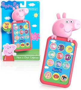 美国vtech婴儿低幼儿小猪佩奇英语英文手机早教过家家玩具6个月