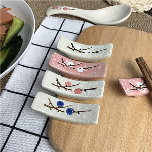 筷子托放筷子的小托高颜值陶瓷创意筷架精致中式公筷筷托筷枕笔搁