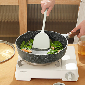 不粘锅家用炒锅韩国麦饭石炒菜锅电磁炉专用锅毂燃气灶通用平底锅