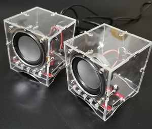 迷你功放音箱套件 3W功放板音箱电脑桌面音响套件DIY电子制作套件