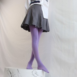 浅紫色打底袜亮紫色雪青色香芋紫色丝袜高弹锦纶哑光天鹅绒连裤袜