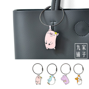八门虫社哎呦钥匙扣个性创意可爱简约挂件韩国男女情侣汽车钥匙圈