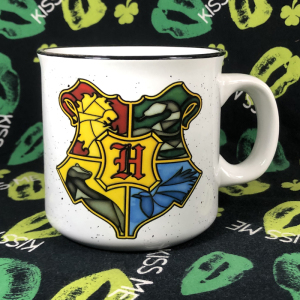 哈利波特hp霍格沃茨魔法学校校徽可爱实用陶瓷水杯礼物哈迷咖啡杯