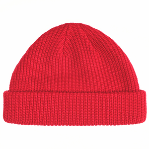 (代购)美国潮牌帽子男女秋冬季针织帽保暖毛线帽百搭ins红色冷帽