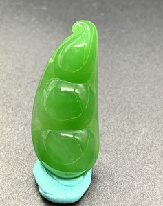 ngtc证书 和田玉如意巴基斯坦碧玉 来自山顶的细语 carved jade