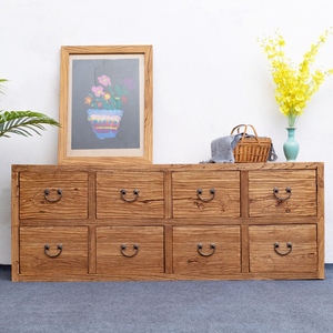 老榆木斗柜电视柜杂物收纳柜复古怀旧家具原木客厅储物柜地柜定做