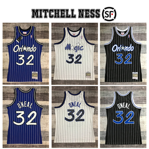 mn魔术队鲨鱼 奥尼尔sw球迷版刺绣复古nba球衣篮球服_阿里巴巴找货