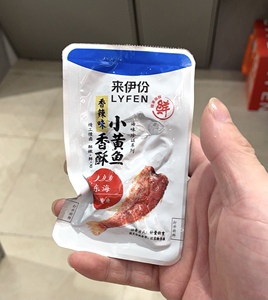 特价 来伊份小黄鱼香辣味麻辣味东海小鱼干香酥即食鱼肉零食250g