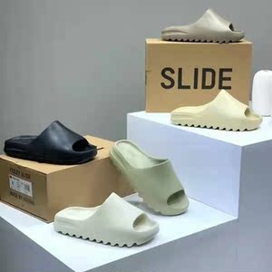 男女外穿夏季slide厚底室外情侣纯原运动一字凉拖潮黄黄迪20103358