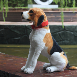 儿童生日礼物仿真比格犬米格鲁毛绒玩具小狗犬公仔玩偶送女生男生