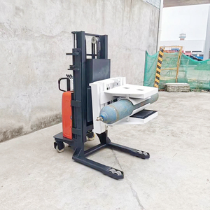 5吨3米半电动夹包车 液压升降堆高机 全自动侧抱纸卷翻转车