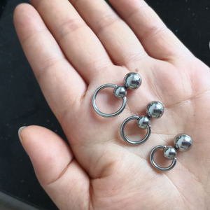 阴环系带环加重环钛钢钉扩孔环pa环卡球耳环乳环男女款私密环免邮