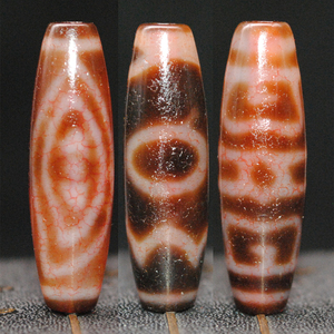 天然真品龙鳞纹凤血玛瑙玉髓二三四五七八九眼宝瓶天珠锁骨链手链