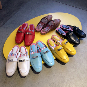 半拖鞋女包头春季