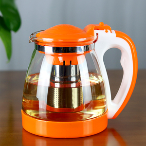玻璃茶壶家用大号泡茶壶加厚耐热玻璃水壶带滤网花茶单壶茶具套装