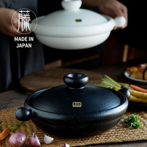 日本制进口万古烧嘟嘟土锅煲汤煲粥煲仔饭炖锅蒸米饭耐热砂锅家用