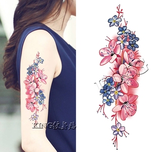 桃花纹身贴刺青