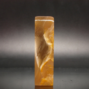 天然印石章料产地巴林石牛角冻石印章篆刻石料16*16*63mm