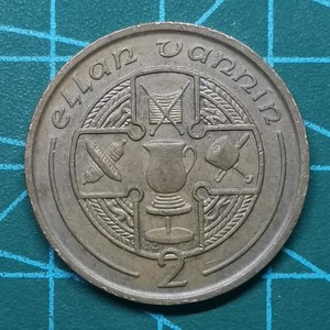 80sunyan200506淘宝【50228】马恩岛5便士 18mm 城堡 欧洲硬币 保真