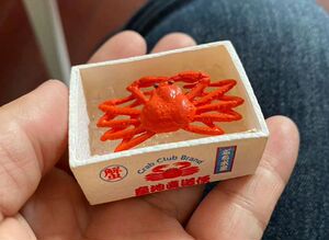 re-ment 食玩 迷你塑料玩具 场景配件 初版特典 蟹 红毛蟹散货s系