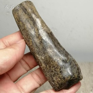 新疆罗布泊戈壁精品草花硅化木把件 天然原石 xj4603(不议价)