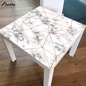 pvc自粘桌贴 方桌防水防油桌面贴纸 大理石纹拉克桌翻新耐磨贴画
