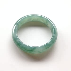 已售翡翠手镯55冰种芙蓉底正圈手镯天然缅甸翡翠a货玉镯子062109