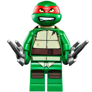 lego 乐高 忍者神龟 人仔 tnt008 raphael 拉斐尔 含武器 79103