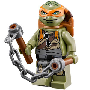 lego 乐高 忍者神龟 人仔 tnt040 米开朗琪罗 含原配武器 79115