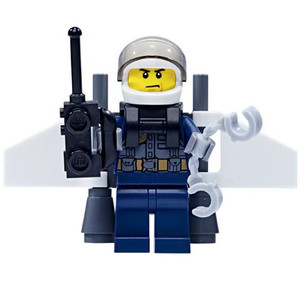 lego 乐高 城市系列 人仔 cty1007 飞行背包款 警察 警员 限量款