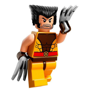 lego 乐高 超級英雄 人仔 金刚狼 sh118 含头盔 双爪 76022