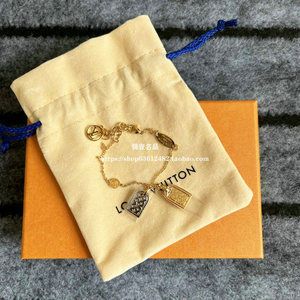 【在途】lv 路易威登 金银双牌nanogram 女士手链 m63142