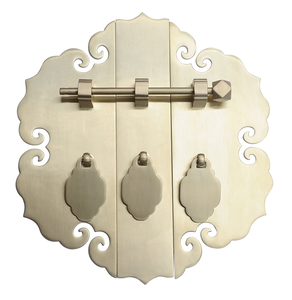 家具铜配件/黄铜白铜2823款圆形如意顶箱柜/红木配件大套系