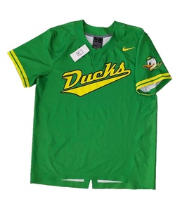 nike美版ncaa俄勒冈大学鸭子队27号速干短袖训练投篮服棒球服t恤