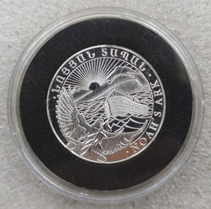 亚美尼亚2016年200德拉姆诺亚方舟1/2盎司投资银币