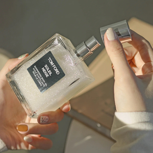 tom ford/tf雪映流光高光香水阳光琥珀香氛身体油乳流沙45ml银色