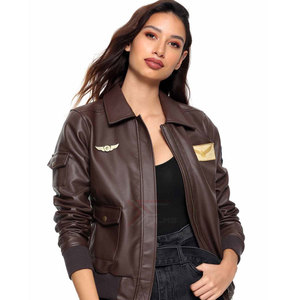 hot topic漫威宇宙惊奇队长 captain marvel皮衣夹克飞行新春款皮