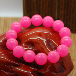 贵族蜜蜡琥珀 粉色种美人醉红蜜手链粉红色蜜蜡手串14mm 20mm