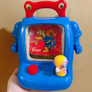 电视机音乐盒哆啦a梦玩具复古昭和旋转卡通ins原宿风儿童玩具收藏