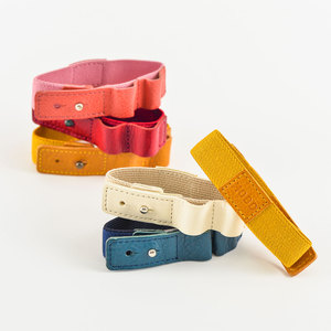 现货 日本hobo手帐周边a6weeks 真皮彩色束带真皮防爆本绑绳绑带