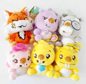 贝瓦儿歌卡通人物公仔儿童毛绒玩具12*7cm公仔小挂件宝宝礼物玩具