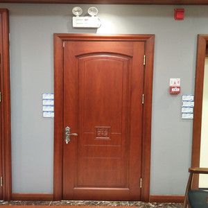 福满门 红胡桃原木门fm-042