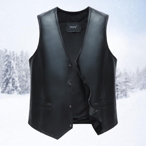 皮马甲男真皮海宁