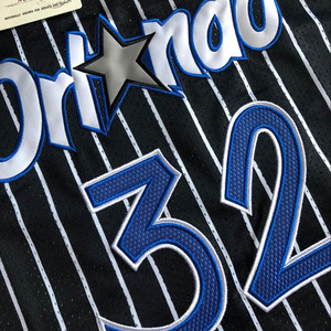 密绣奥兰多魔术队32号奥尼尔球衣复古au篮球服宽松全刺绣男女背心