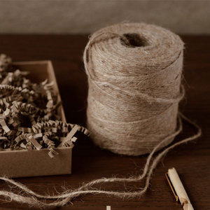 复古细麻绳手工diy编织装饰捆绑绳耐磨装饰绳麻线礼物盒优质粗绳