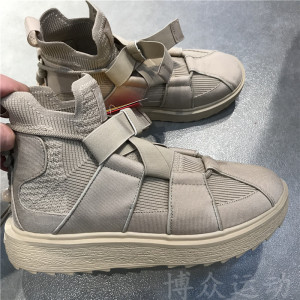 特步运动鞋潮鞋男少林罗汉鞋走秀中高帮系带休闲鞋980419520923