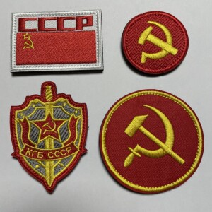 苏联刺绣魔术贴章苏维埃cccp臂章军迷个性战术士气徽章克勃格布贴