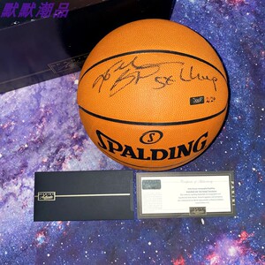 默默潮品spalding/斯伯丁 科比亲签panini认证kobe签名帕尼尼篮球