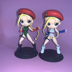 眼镜厂 景品手办 q posket 街头霸王 街霸 嘉米 q版 绿衣 白衣