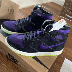 khaki24 air jordan 1 mid aj1 黑紫 小丑 万圣节毒液 ct0979-001